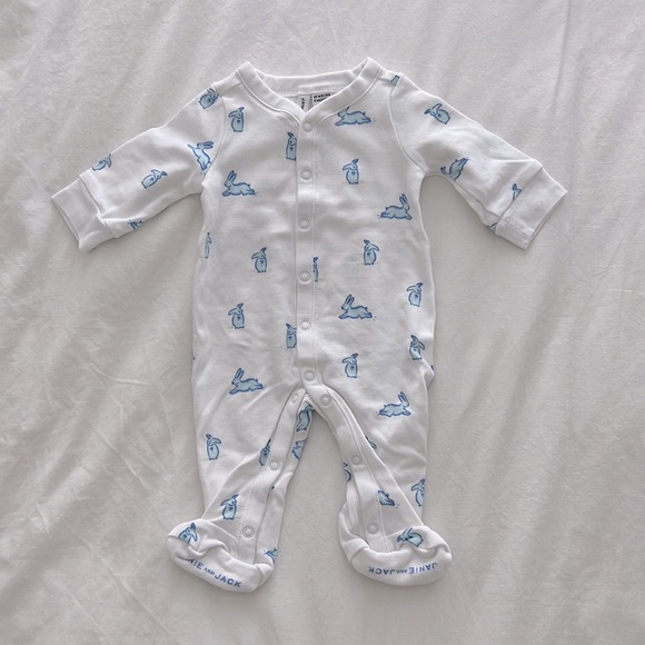 Janie and Jack Other - Janie and Jack footed newborn onesie